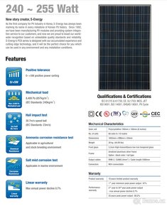 FVE elektrárna 8,75kWp (panely + stříd. + rozv.) - 6