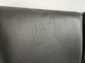 5 ks čalouněná šedá židle koženkové čalouněné šedé - 6