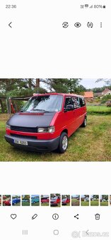 Transporter T4 2.5 TDi upraven na spaní super stav - 6