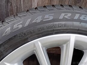 Zimní sada BMW F10 5x120 245/45/18 pirelli runflat - 6