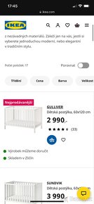 Dětská postýlka Ikea - 6