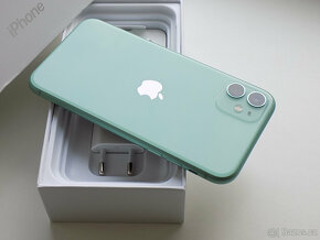 APPLE iPhone 11 256GB Green - ZÁRUKA - 100% BATERIE - 6