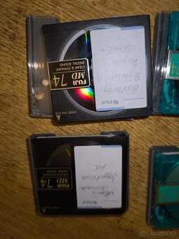 12 ks Minidisc Minidisk Fuji 74 minut(sada 6),čti popis - 6