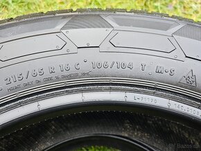 2x Zimní ZÁTĚŽOVÉ pneu Continental Van - 215/65 R16 C - 90% - 6