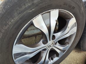 18"letní alu sada 5x114 origo Honda CRV mk4 mk3 225/60 Mich - 6