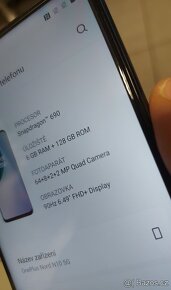 OnePlus Nord N10 5G Dual 6.5" 6/128 + 256GB + EXTRA BALENÍ - 6