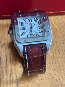 Cartier Santos 100 XL 51 mm originální pánské hodinky - 6