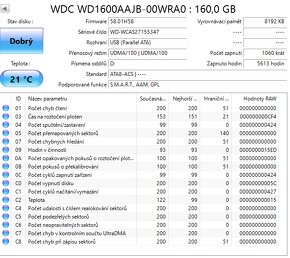 PATA hard disky, HDD 3,5", odzkoušené, cena od 149,- kus - 6