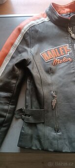 Dámská kožená bunda Harley Davidson vel. L - 6