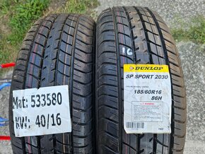 185/60R16 86V Toyo Proxes CF1  Dunlop Sp Sport 2030 4ks - 6