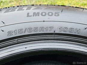 4x Zimní pneu Bridgestone Blizzak LM005 - 215/65 R17XL - 80% - 6