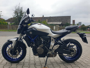 Prodám Yamaha MT-07 RACING BLUE , r. v. 2015,ČR, 14362km - 6