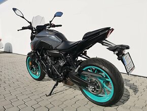 Yamaha MT07 r.v.07/2022, 1.majitel,35kW ŘP A2,pouze 5.144 km - 6