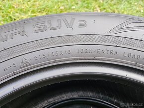 4x Zimní pneu Nokian WR SUV-3 - 215/65 R16 XL - 75% - 6