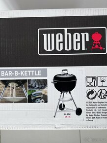 Weber Bar-B-Kettle průměr 47 CM, Black (černý) - Nový - 6