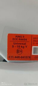 Prodám autosedačku Britax Römer King 2 ATS LS - 6