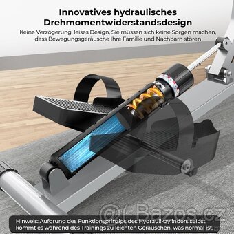 Micyox veslařský trenažér pro domácí použití, hydraulický - 6