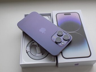 APPLE iPhone 14 Pro 256GB Deep Purple - ZÁRUKA - TOP STAV - 6