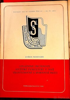 Ideologické brožury k 9. sjezdu Sokola 1951, 6 ks. - 6