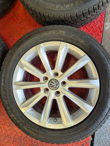 VW Alu 215/55 R17 DUNLOP zimni HELSINKI 3G0601025C,TPMS - 6