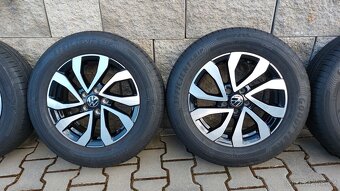 Alu kola 5x100 r15 originál vw Polo letní pneu - 6