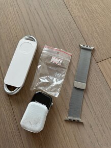 NOVÉ APPLE WATCH 9 45MM OCELOVÉ STŘÍBRNÉ,ZÁRUKA 09/25 - 6