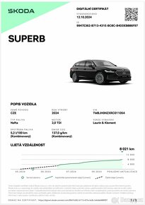 Nová Škoda Superb IV Laurin & Klement 2,0 TDI 110 kW 7-stup - 6