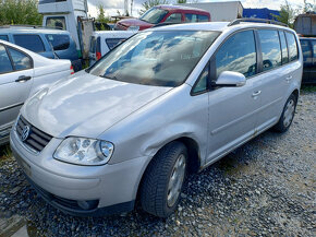 VW Touran MAXI INVALIDNI 1,9TDI 77kW - dily, MOTOR OK - 6