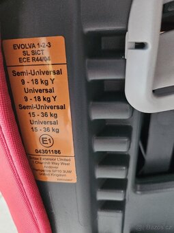 Autosedačka Britax Römer EVOLVA 123 SL SICT - 6