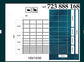 Dočasné stavební oplocení sloupky síť komplet materiál  50m - 6