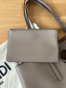 Fendi Vitello Vienna Enamel Shopping Tote - 6