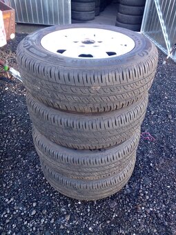 Alu kola 5x112, ET 50 vč. let. pneu 195/65 R 15 - 6