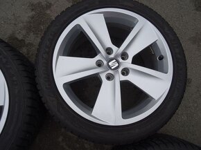 Alu disky origo Škoda, VW, 17", 5x112,ET 51, zimní pneu - 6