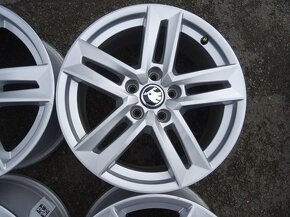 Alu disky originál Škoda, 17", 5x112, ET 42 , šířka 7J - 6