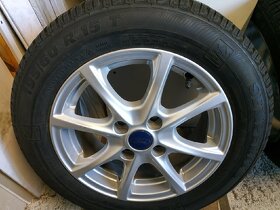 Alu kola Ford Fiesta 5x108 r15 Originál, ZIMNÍ pneu7mm+TPMS - 6