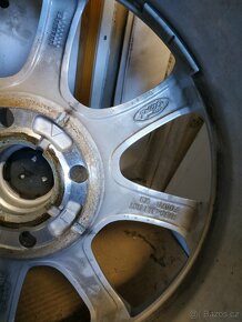 Alu kola Ford Fiesta 5x108 r15 Originál, ZIMNÍ pneu7mm+TPMS - 6