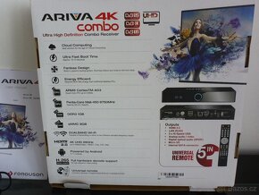 Satelit ARIVA combo 4K set top box T2 - 6