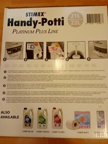 Chemické WC Stimex Handy Potti Platinum Line - 6