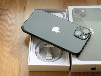 APPLE iPhone 13 256GB Green - ZÁRUKA - TOP STAV - 6