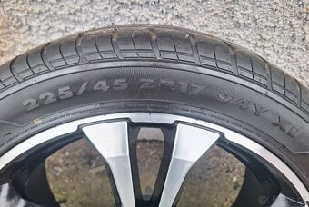 Alu kola R17 5x100 RH + letní pneu 225/45/17 - 6