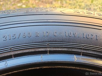 2x Letní ZÁTĚŽOVÉ pneu Continental Van - 215/60 R17C - 90% - 6