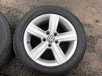 Alu orig sada VW Dover 5x112 6,5J ET46 205/55 R16 hole disky - 6