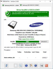 SSD 250GB Samsung 850 EVO více ks - 6