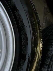 Prodám ALU kola a zimní pneu 205/65 r15 s rezervou - 6