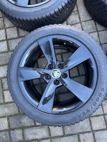 ORIGINÁL Alu Škoda Alore R16, 5x100 - ZIMNÍ PNEU - 6