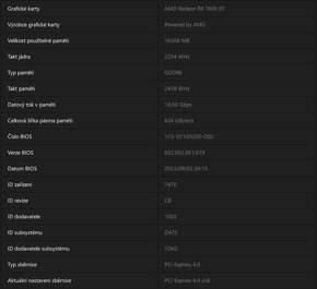 Herní PC sestava- AMD Ryzen 97900X3D, Radeon RX 7800XT 16GB - 6