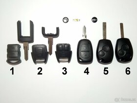 Nissan_chevrolet_Opel autoklíč obal klíče - 6