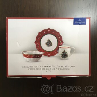 Snídaňová sada pro dva Villeroy & Boch, 6 ks porcelánu - 6