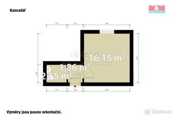 Pronájem kanceláře, 21 m², Plzeň, ul. Zikmunda Wintra - 6