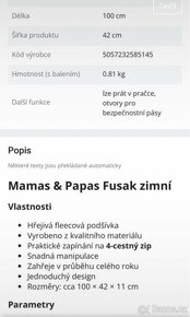 zimní fusak Mamas Papas - 6